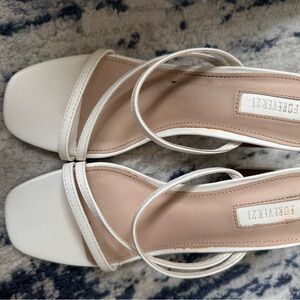Forever 21 White Women's Sandals